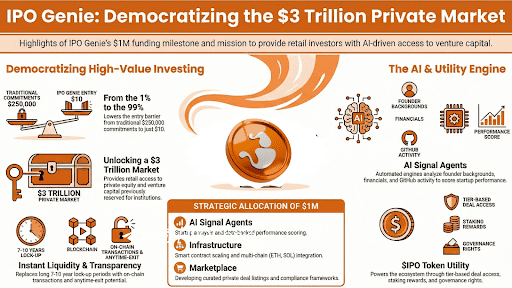 IPO Genie ($IPO) Secures $1M in Funding to Expand AI-Driven Tokenized Venture Capital Platform 1 ipo genie
